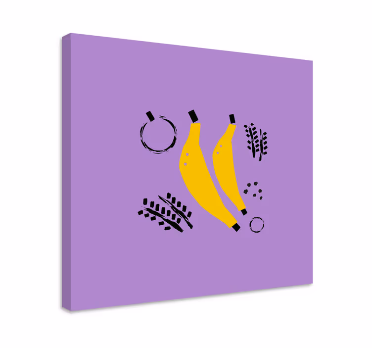 Obraz martwa natura Żółte banany design - TenStickers