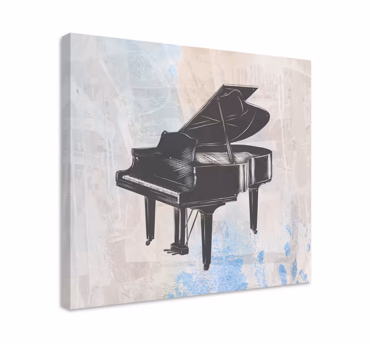 Obraz muzyka w stylu fortepianu - TenStickers