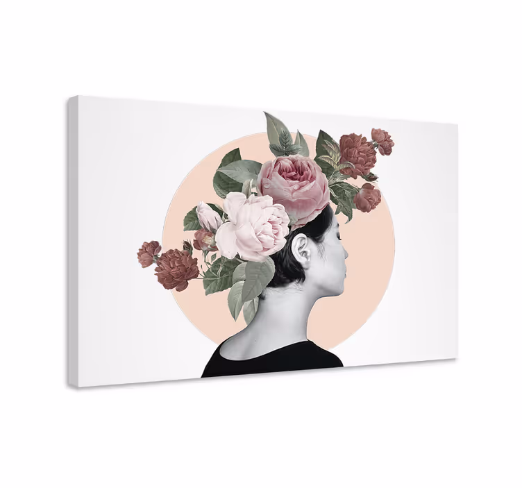 Obraz artystyczny Portret artystyczny w stylu glamour - TenStickers