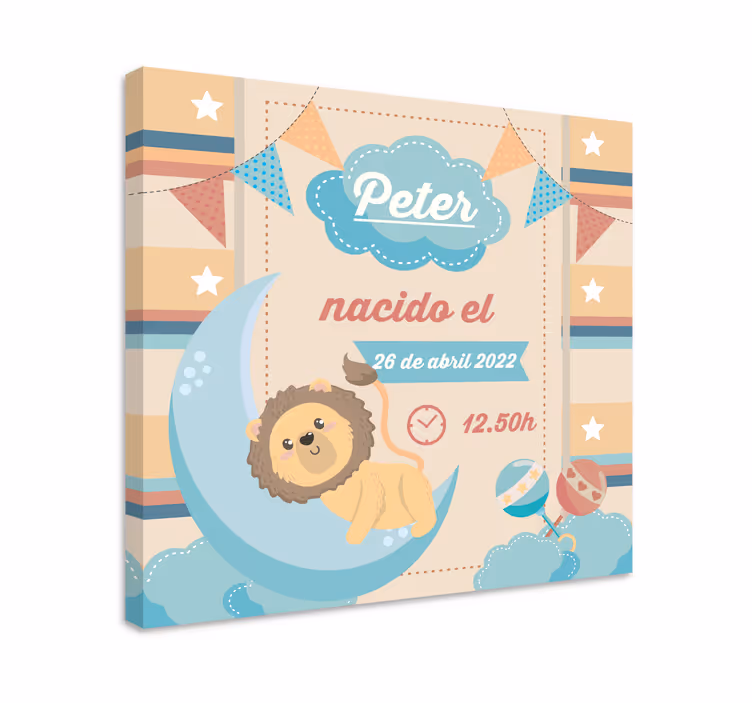 Obraz dla dzieci uroczystość lwa i księżyca - TenStickers
