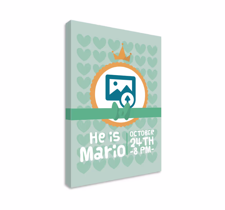 Obraz dla dzieci mario jest tutaj - TenStickers