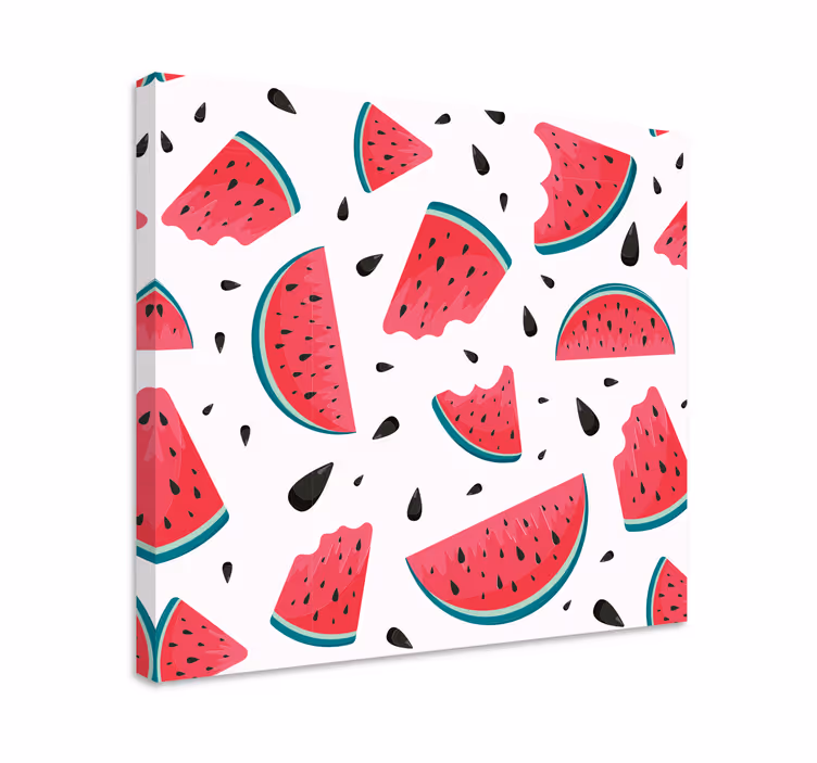 Obraz martwa natura - orzeźwiający kawałek arbuza - TenStickers