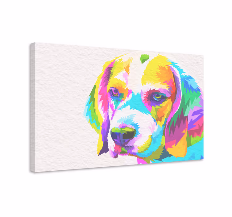 Obraz z psami Akwarela beagle - TenStickers