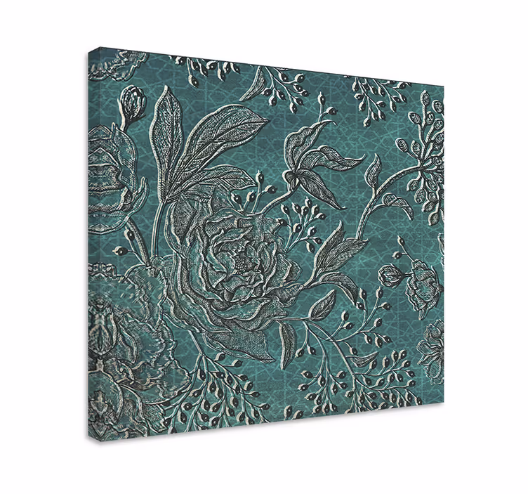 Obraz z motywem roślinnym Orientalna flora - TenStickers