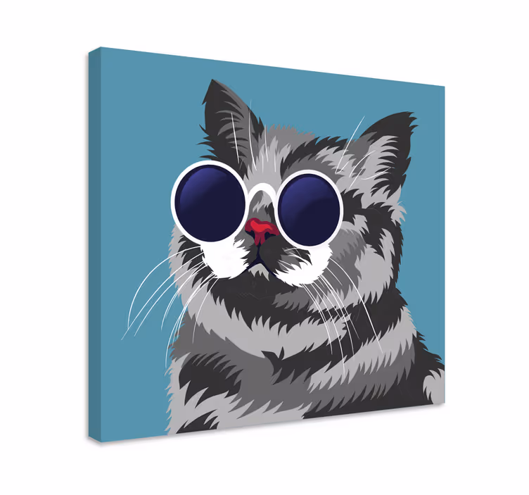 Obraz koty elegancki portret kota - TenStickers