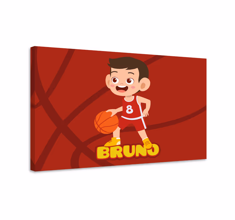 Obraz sport radosny koszykarz - TenStickers