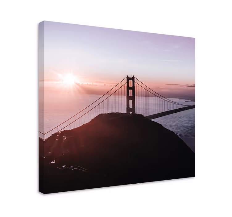 Obraz miasto złoty most w san francisco - TenStickers
