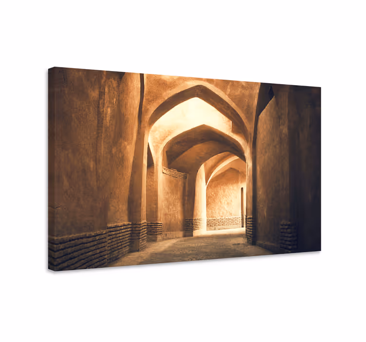 Obraz orientalny skupienie architektoniczne - TenStickers