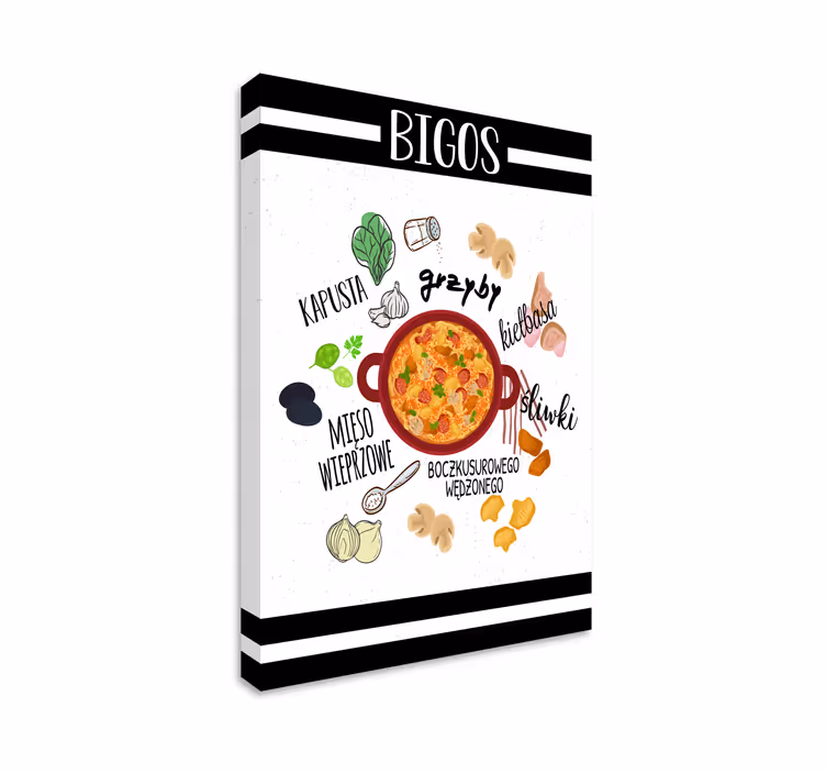 Obraz do kuchni „bigos” - TenStickers