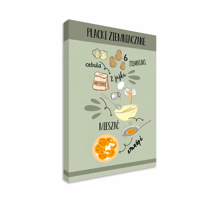 Obraz do kuchni Placki ziemniaczane - TenStickers