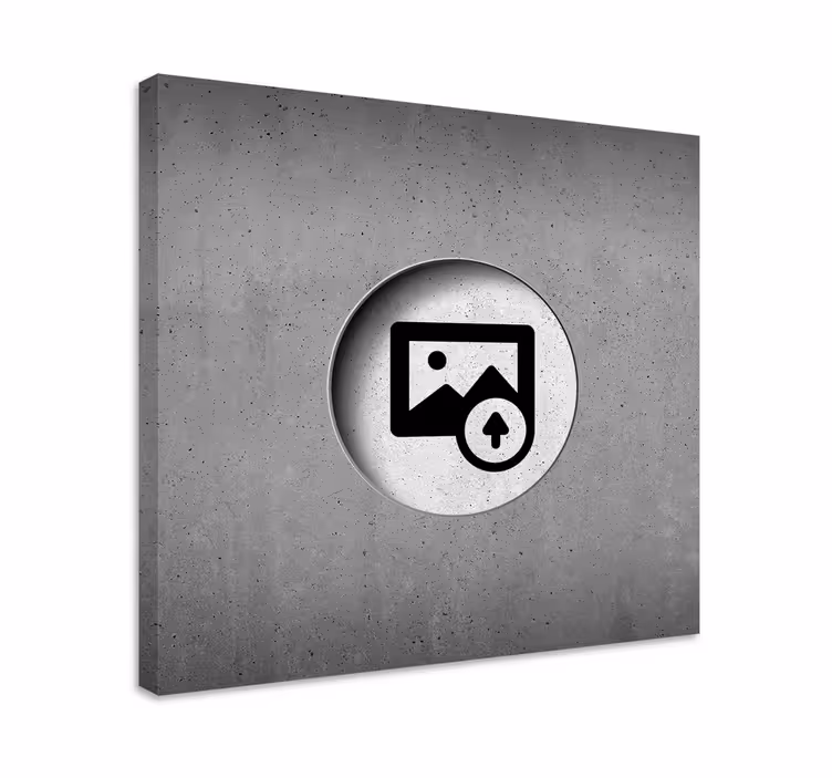 Personalizowany obraz możliwość dostosowania surowego betonu - TenStickers