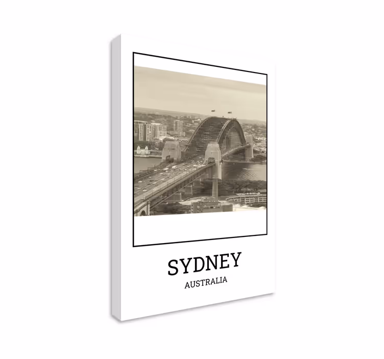Obraz miasto sydney blanco i negro - TenStickers