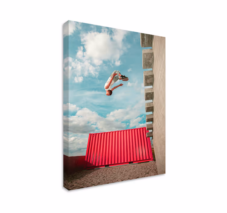 Projekt nadruku plakatu parkour - TenStickers