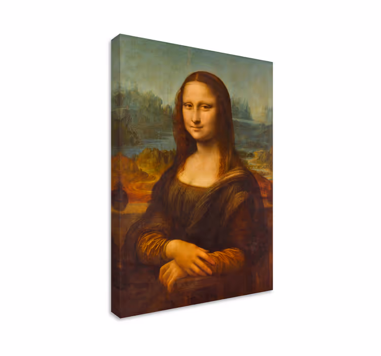 Płótno artystyczne "Mona Lisa" Da Vinci'ego - TenStickers