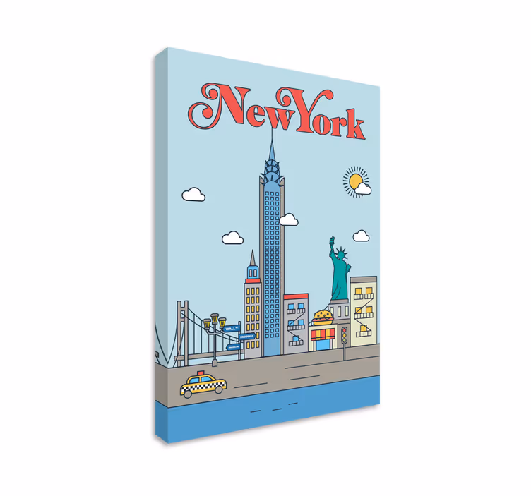 Obraz miasto nowy jork - TenStickers