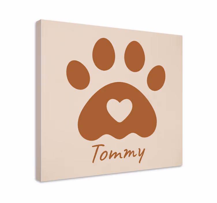 Obraz z imieniem łapa z imieniem - TenStickers