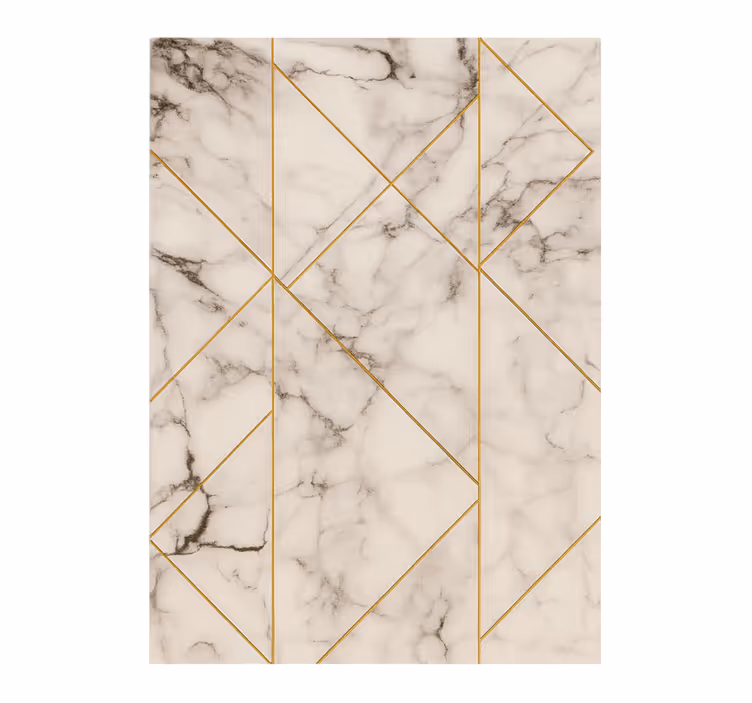 Dywan winylowy marmurowy elegancki design siatki - TenStickers