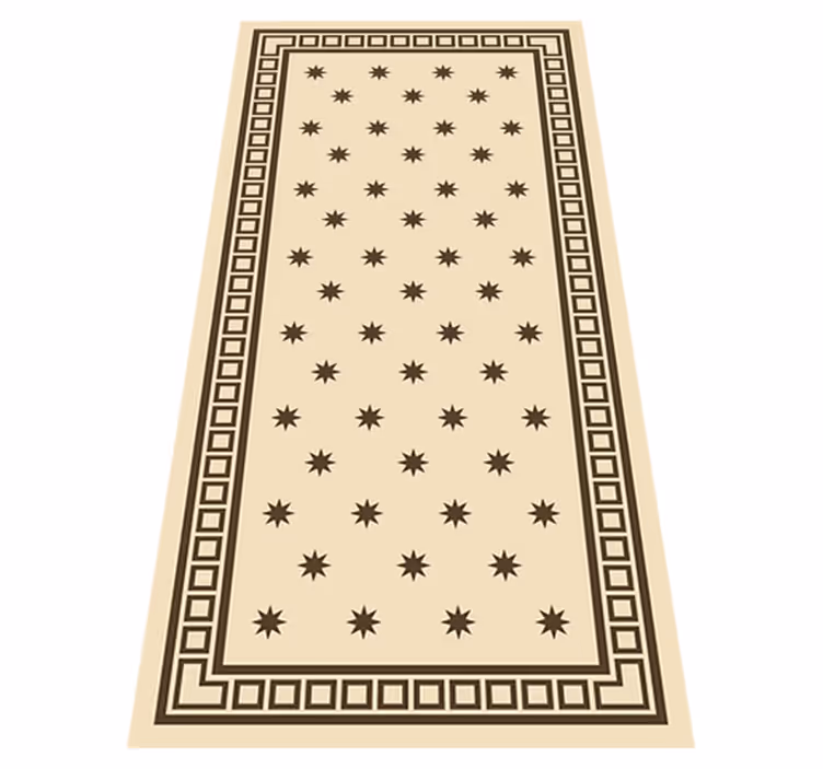 Dywan winylowy do kuchni motyw beżowy vintage - TenStickers