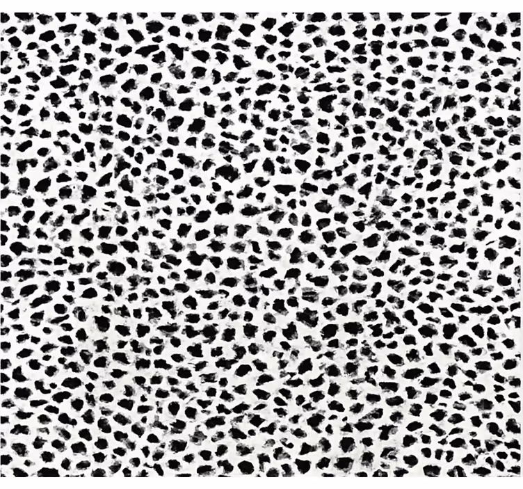 Dywan winylowy do jadalni monochromatyczny wzór w panterkę - TenStickers