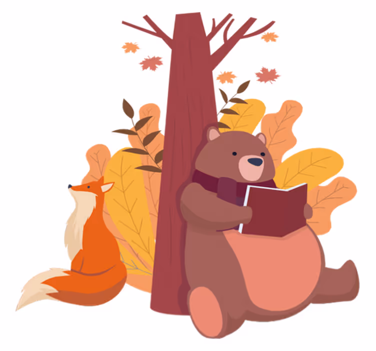 Dywan winylowy zwierzęta drzewo ze zwierzętami - TenStickers