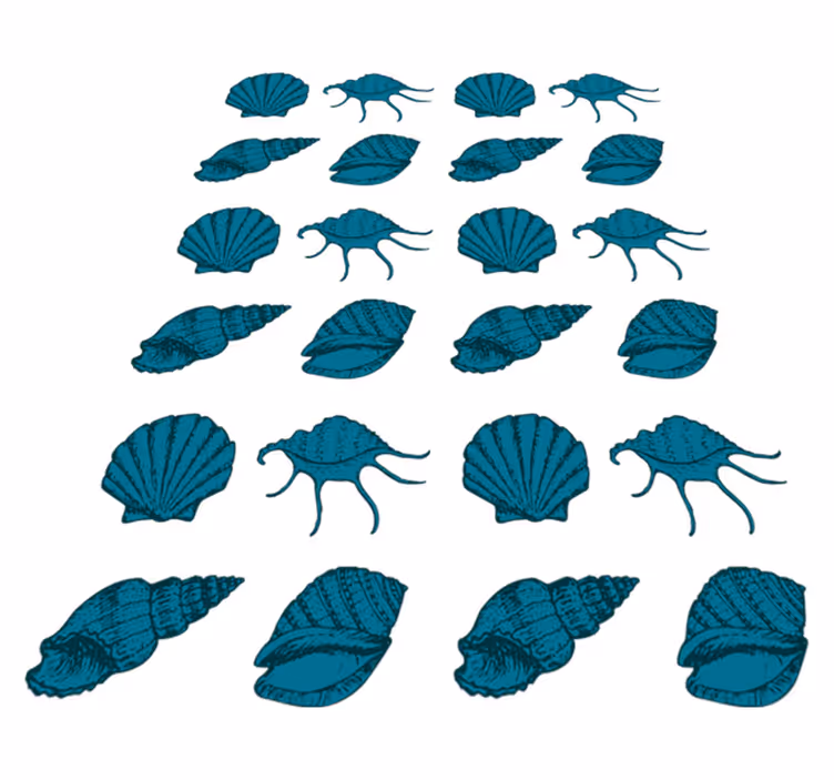 Dywan winylowy zwierzęta muszlowe - TenStickers