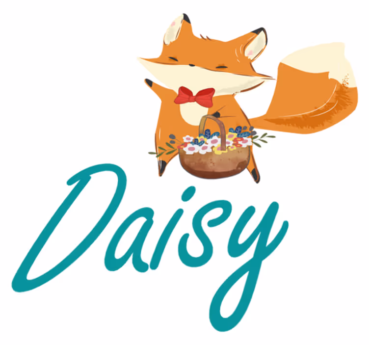 Dywan winylowy zwierzęta figurka wesołego lisa - TenStickers