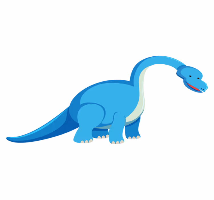 Dywan winylowy zwierzęta figurki słodkiego dinozaura - TenStickers