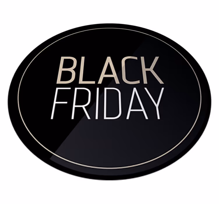 Dywan winylowy black friday elegancka naklejka promocyjna - TenStickers