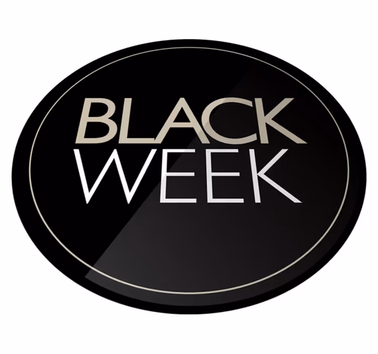 Dywan winylowy black friday promocja czarny tydzień - TenStickers