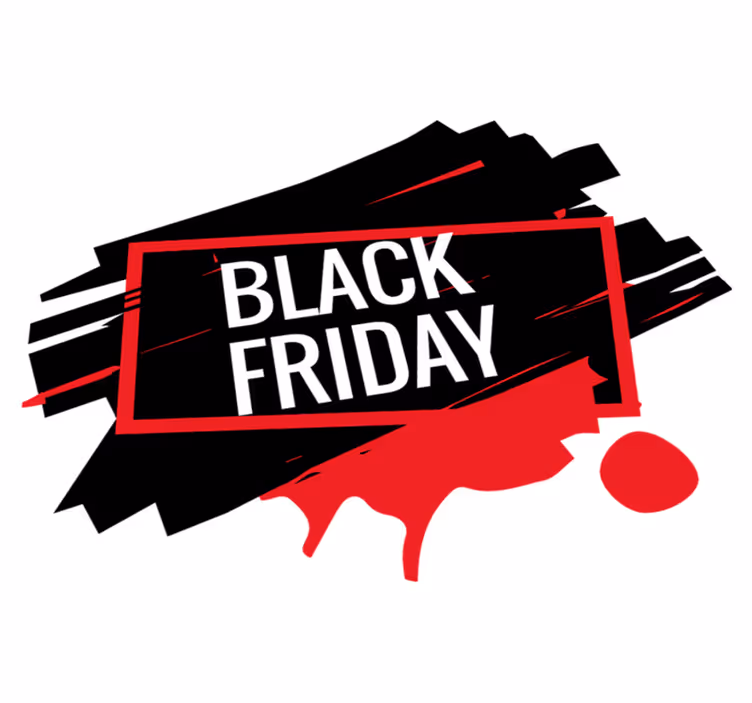 Dywan winylowy black friday nowoczesna naklejka - TenStickers