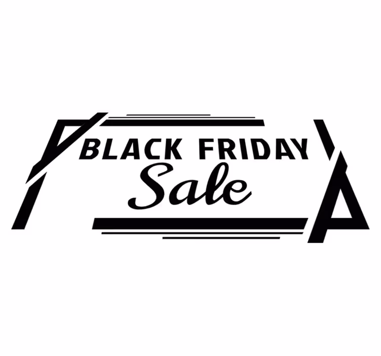 Dywan winylowy black friday w promocji w pudełku - TenStickers