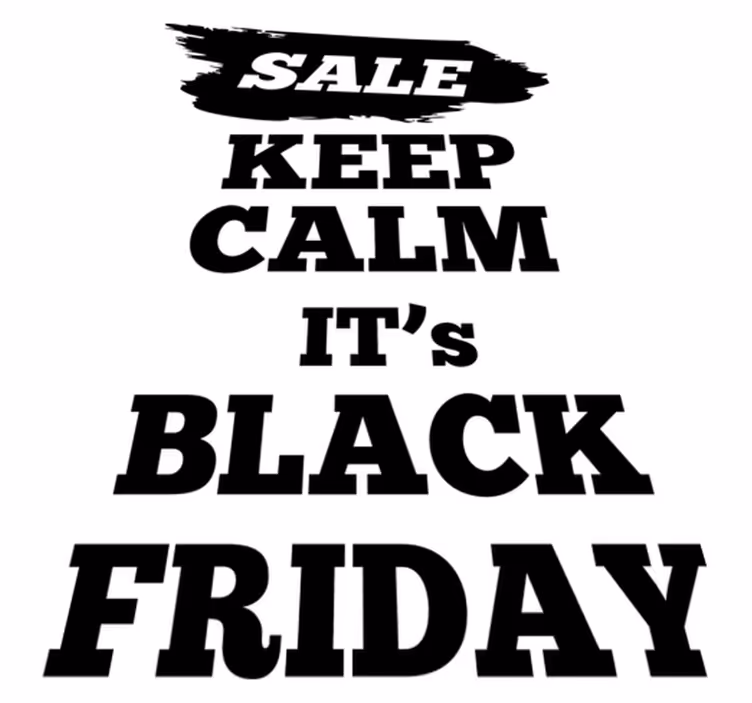 Dywan winylowy black friday flaga promocyjna - TenStickers