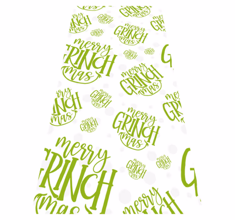 Dywan winylowy boże narodzenie wesoły grinch - TenStickers