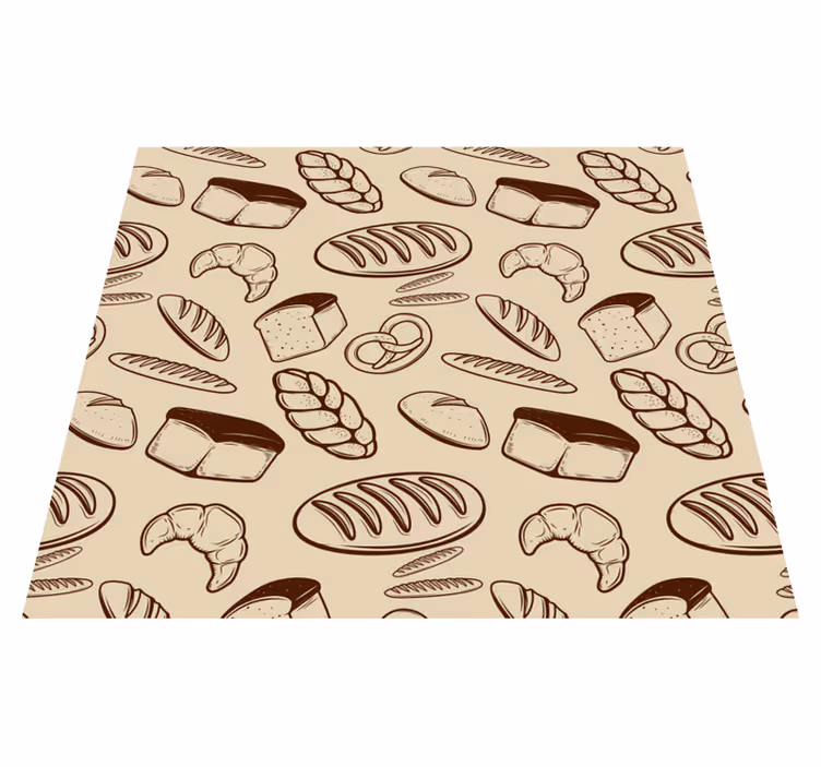 Dywan winylowy do kuchni w stylu piekarni seamless - TenStickers