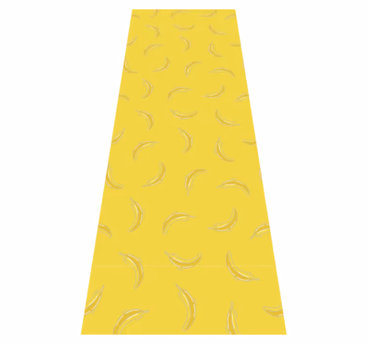 Dywan winylowy do kuchni bananowy pantone - TenStickers