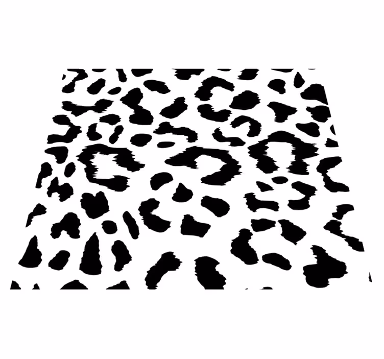 Dywan winylowy do salonu w leoparda print - TenStickers