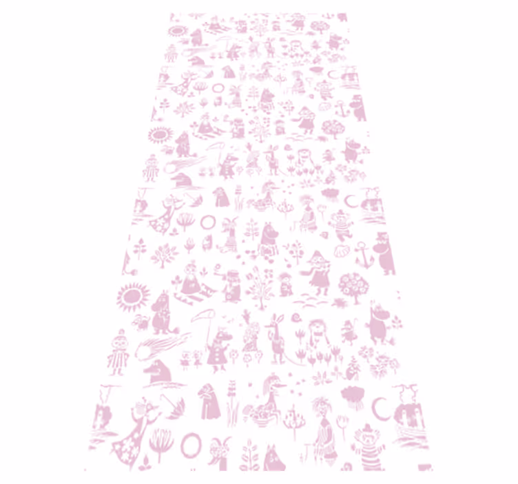Dywan winylowy do salonu różowa mama - TenStickers