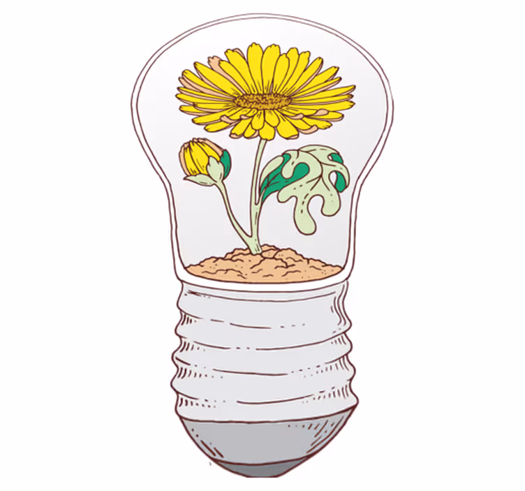 Dywan winylowy natura kwiatowa Żarówka - TenStickers