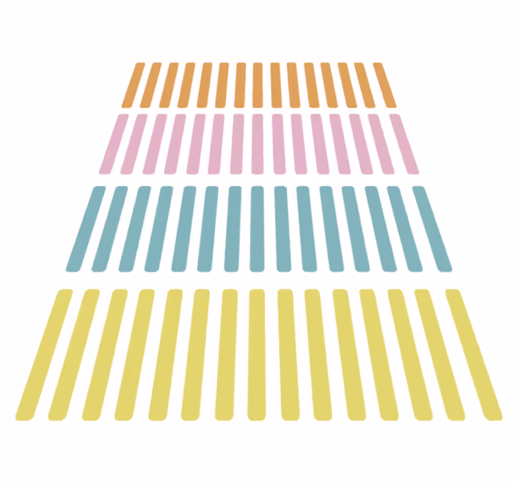 Dywan winylowy wzór geometryczny naklejki konfetti - TenStickers