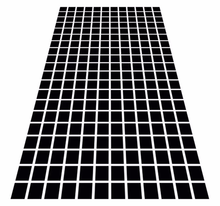 Dywan winylowy wzór geometryczny w odcieniach szarości - TenStickers