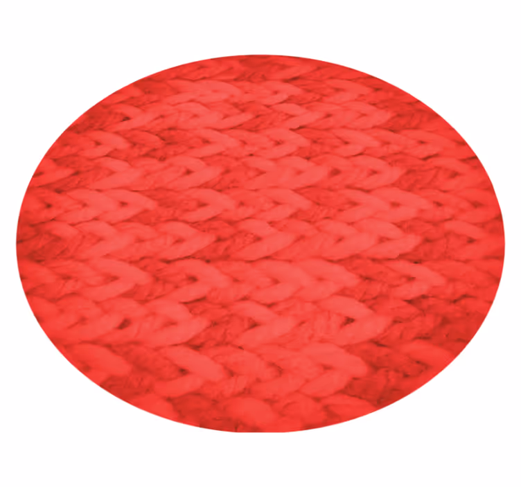Dywan winylowy wzór geometryczny okrągłe faktury - TenStickers