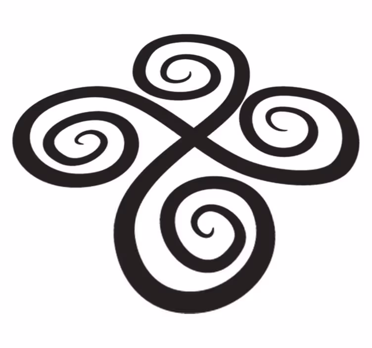 Dywan winylowy wzór geometryczny elegancki element spinający - TenStickers