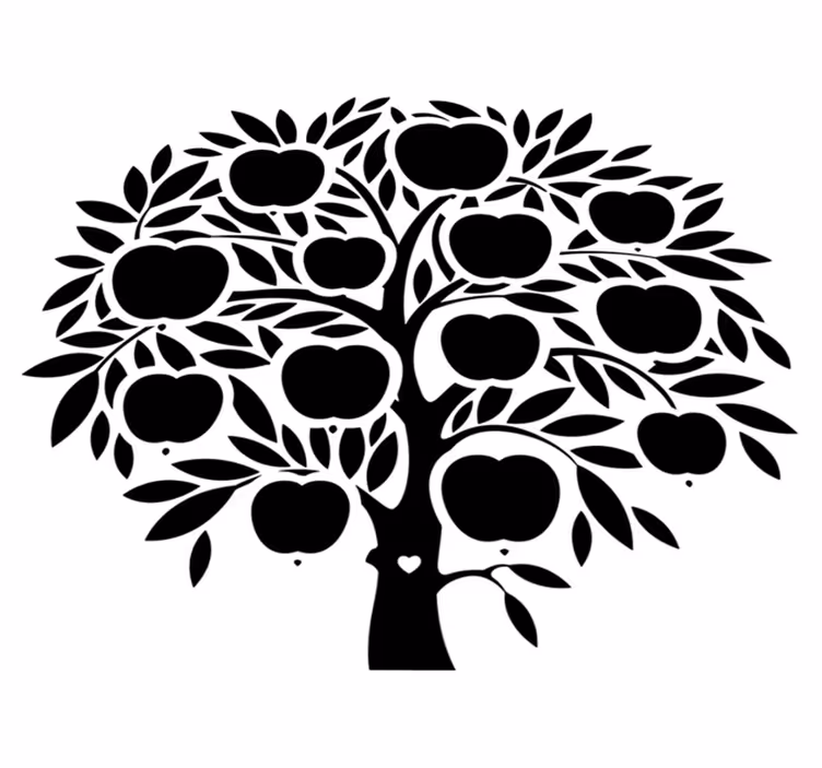 Dywan winylowy do salonu z drzewem genealogicznym - TenStickers