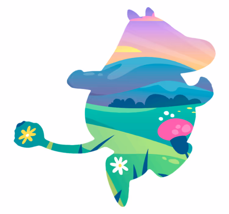 Dywan winylowy dla dziecka Świat muminków - TenStickers