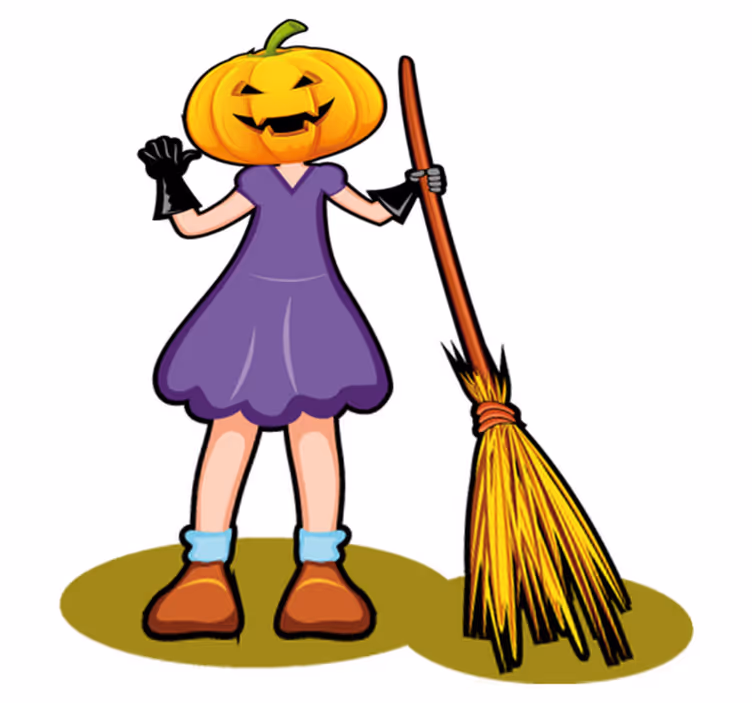 Dywan winylowy dla dziecka z ilustracją halloween - TenStickers