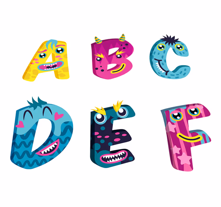 Dywan winylowy dla dziecka z literami alfabetu - TenStickers