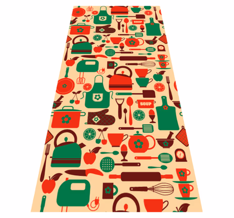 Dywan winylowy do kuchni na meble kuchenne - TenStickers
