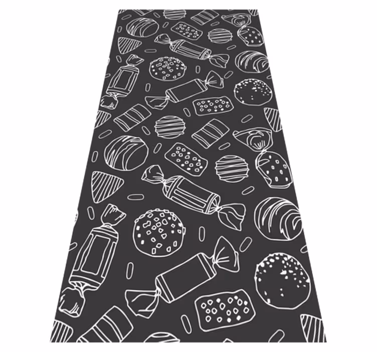 Dywan winylowy do kuchni patron karmelowy - TenStickers