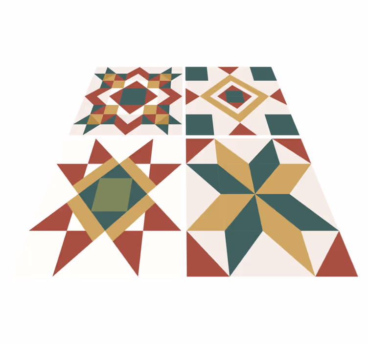 Dywan winylowy do kuchni w designie cementu starożytnego - TenStickers