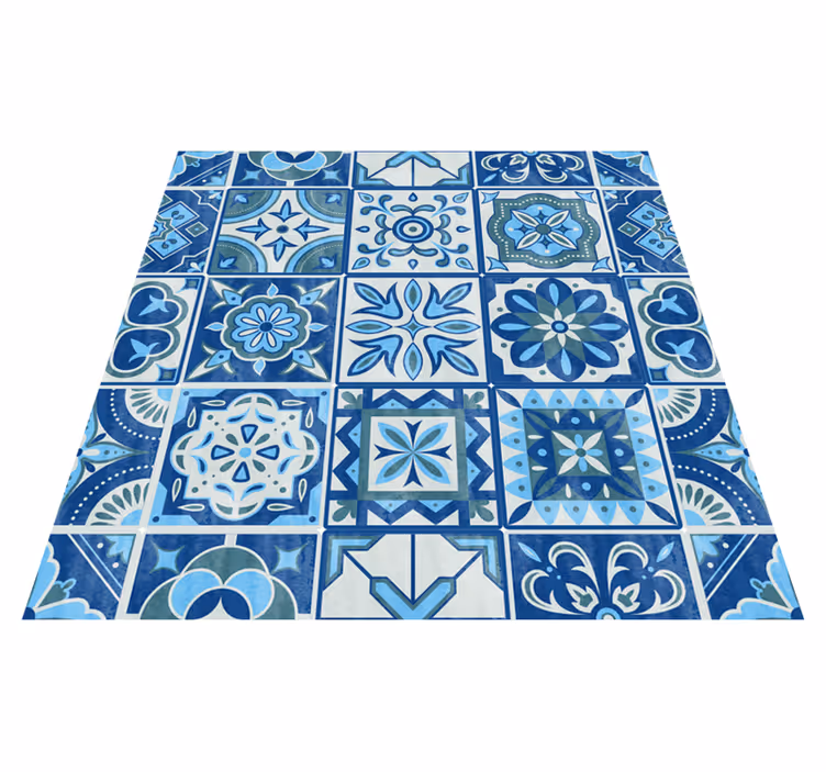 Dywan winylowy do kuchni z dekorem talavera - TenStickers